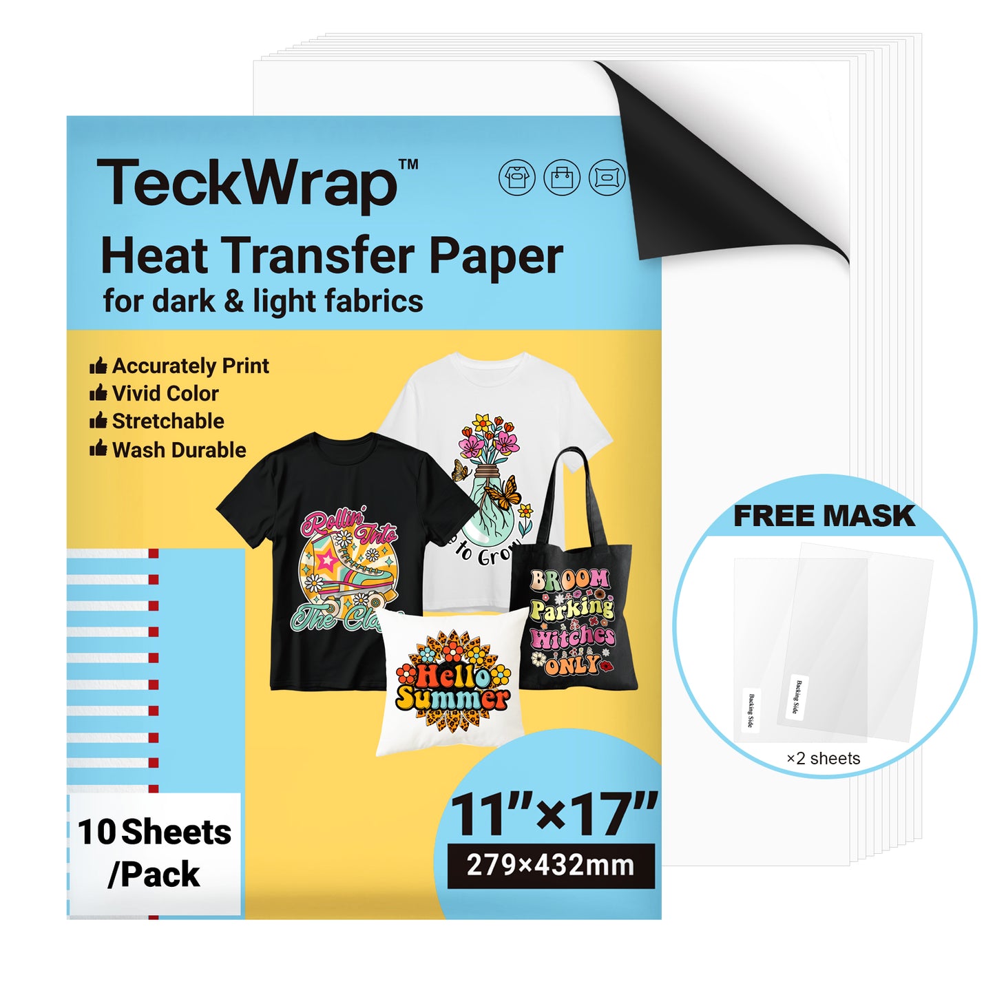 11“x17" Printable Heat Transfer Paper