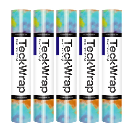 Colorful Splash Heat Transfer Vinyl