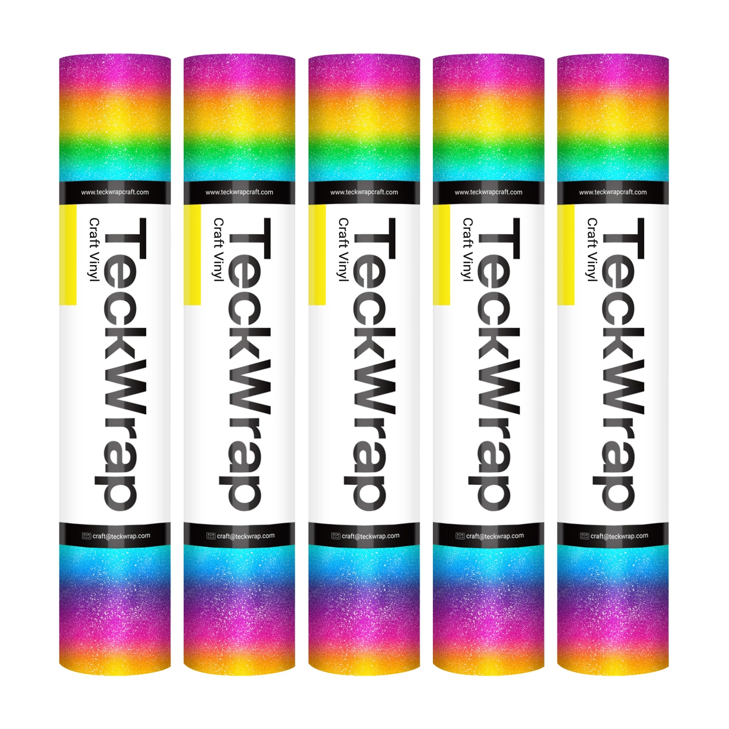 Rainbow Stripes Adhesive Craft Vinyl
