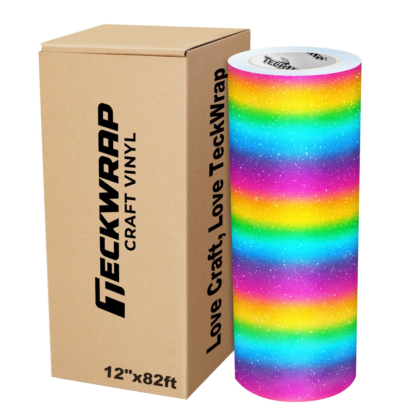 Rainbow Stripes Adhesive Craft Vinyl