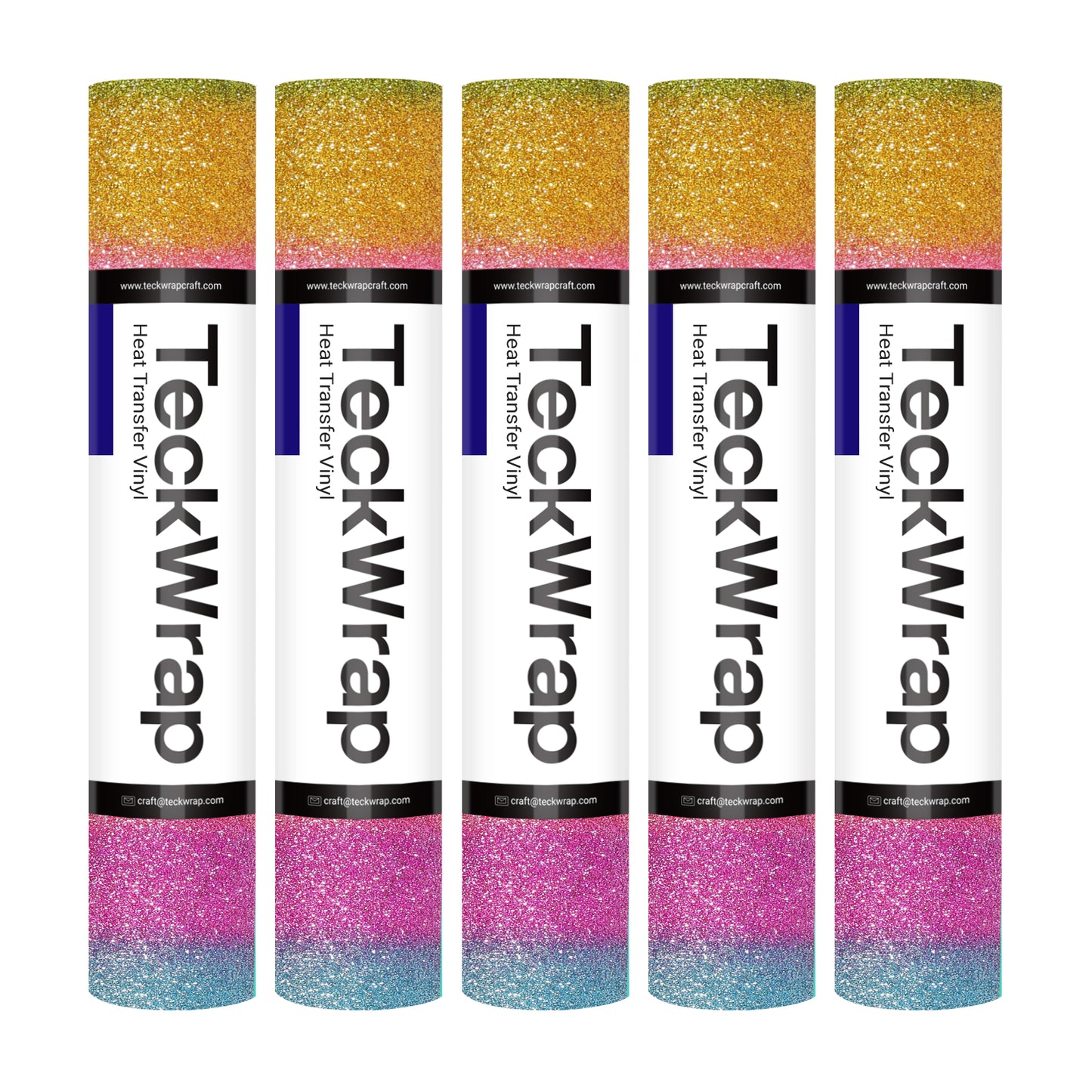 Ombré Glitter Heat Transfer Vinyl