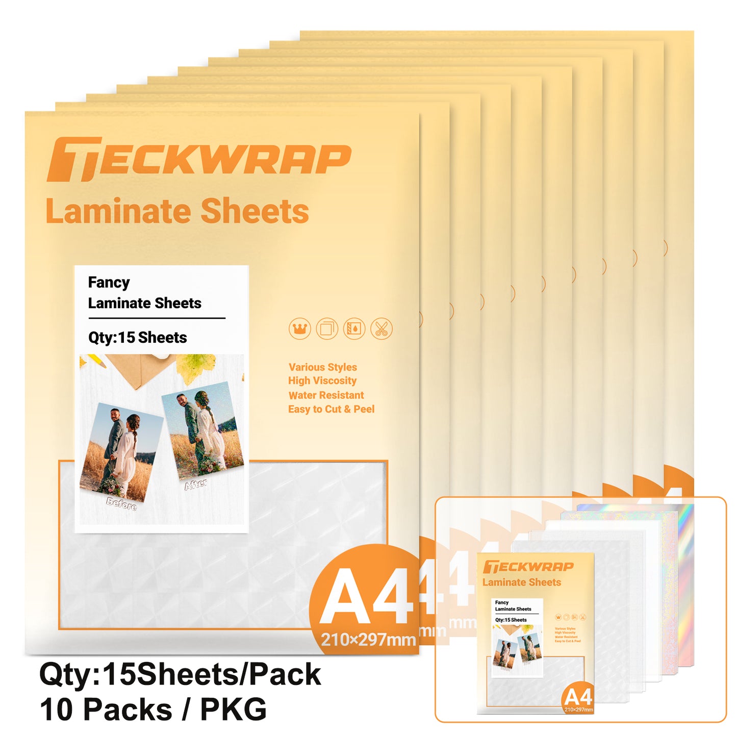 COLD Laminate Sheets ( NON-Printable)