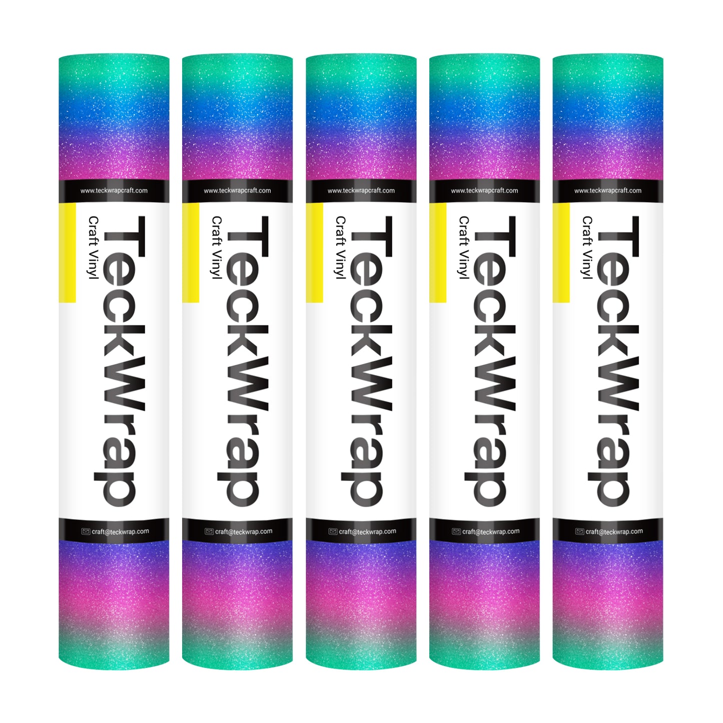 Rainbow Stripes Adhesive Craft Vinyl