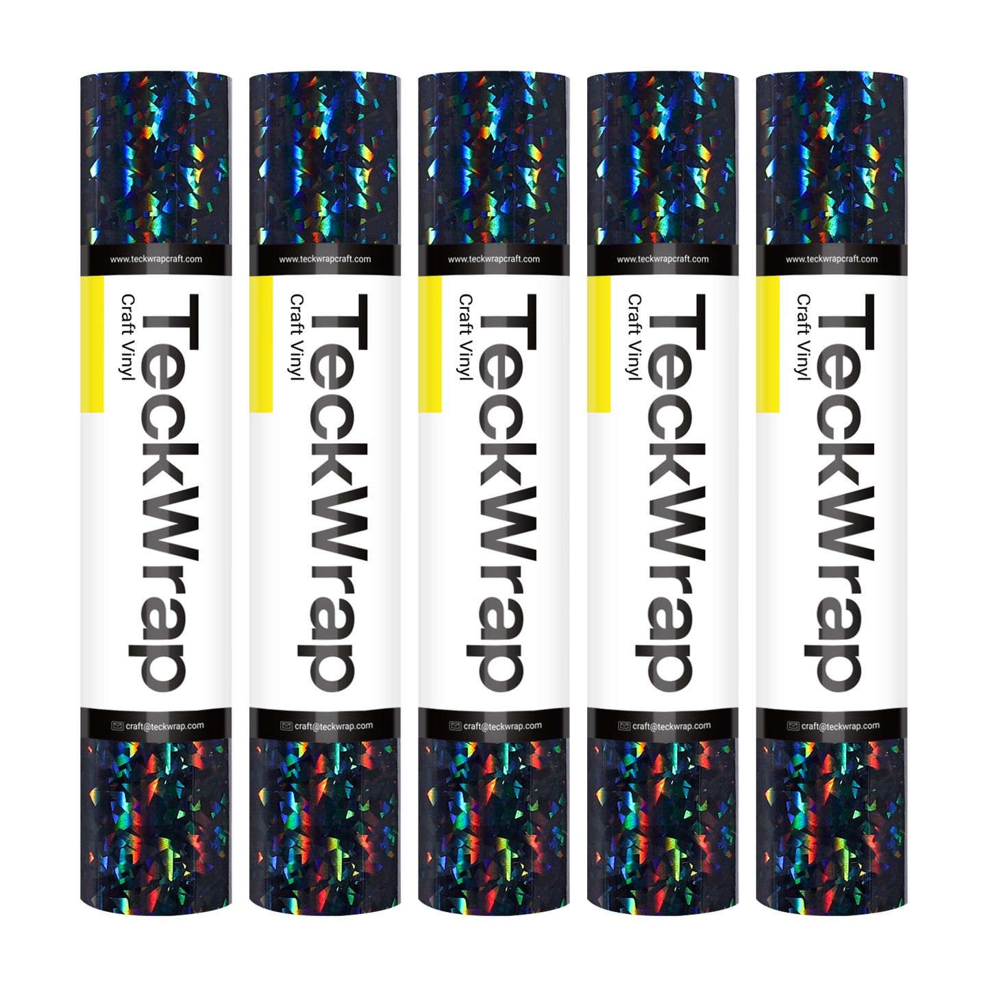 Holographic Glass Flower Adhesive Craft Vinyl