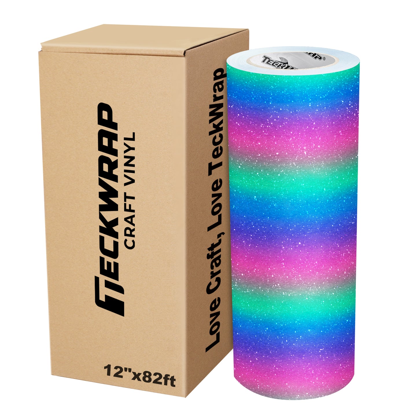 Rainbow Stripes Adhesive Craft Vinyl