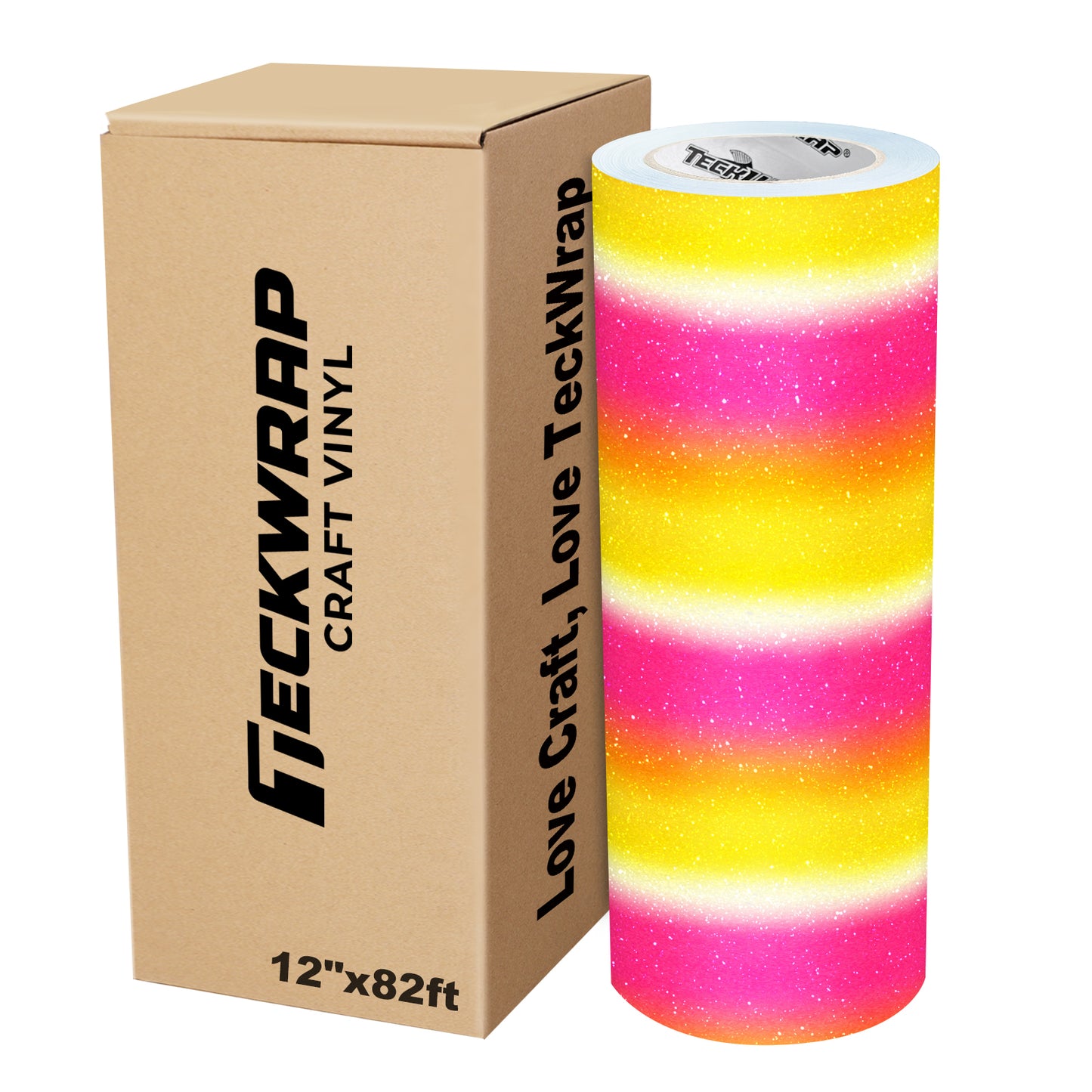 Rainbow Stripes Adhesive Craft Vinyl