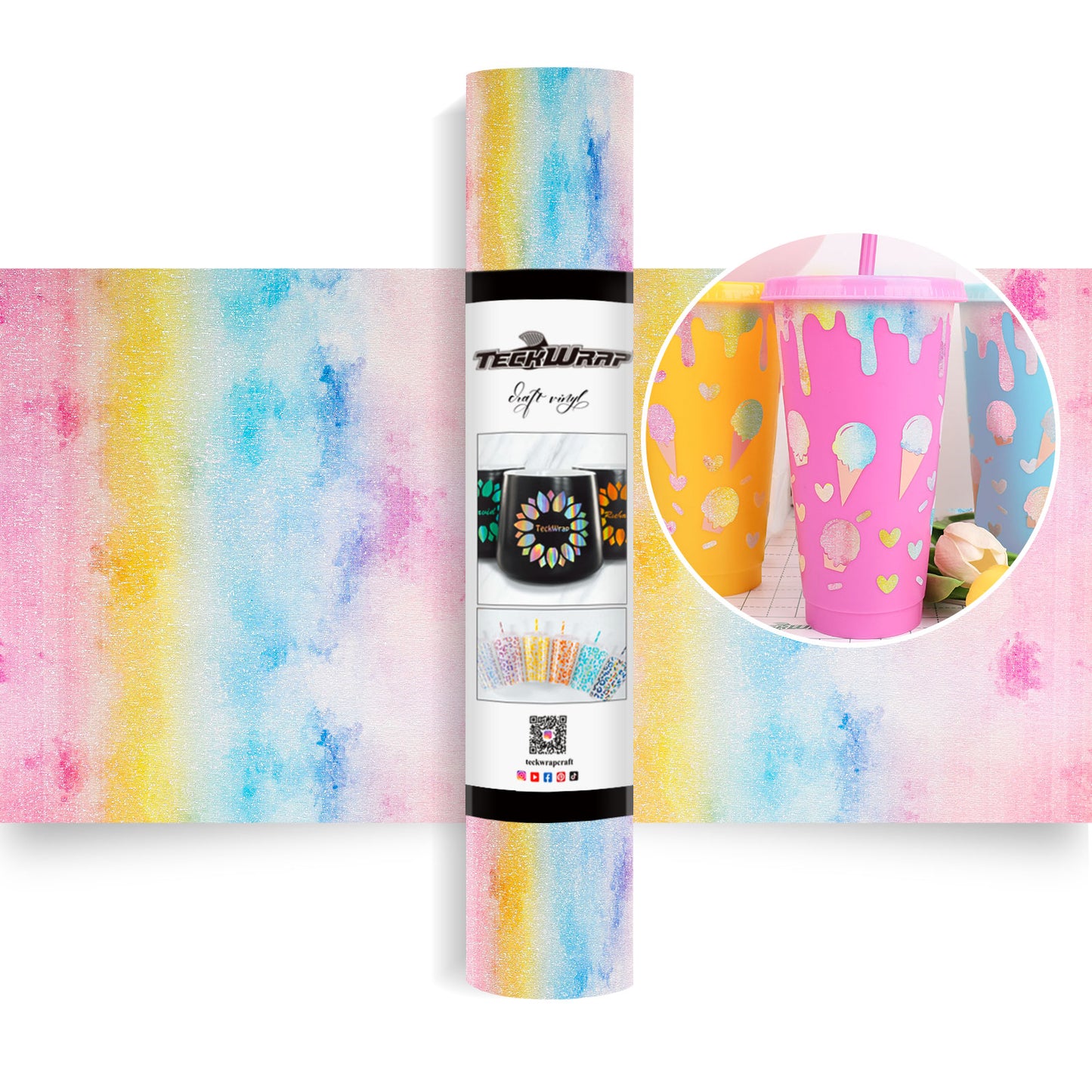 Glitter Brush Adhesive Vinyl