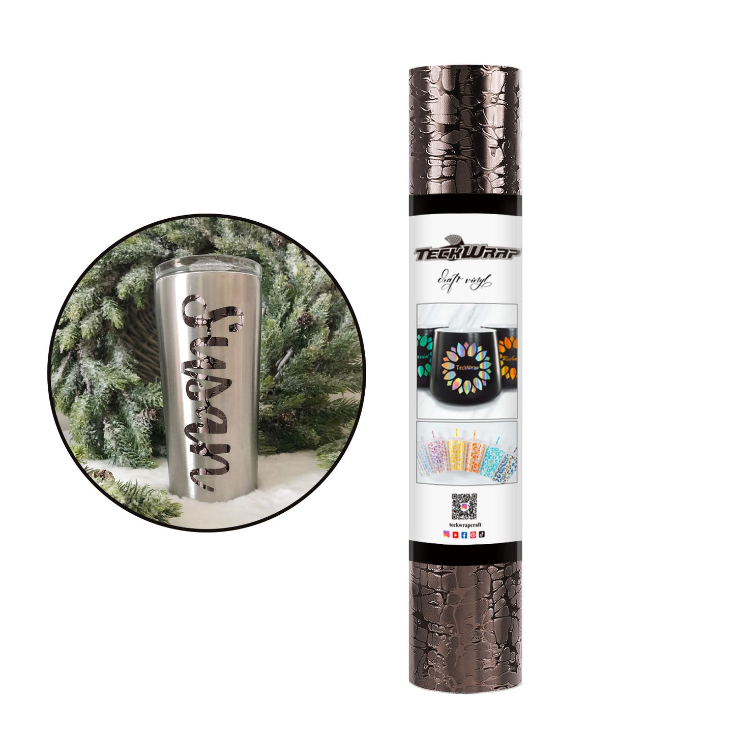 Textured Metallic Adhesive Vinyl