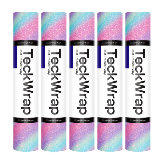 Ombré Glitter Heat Transfer Vinyl