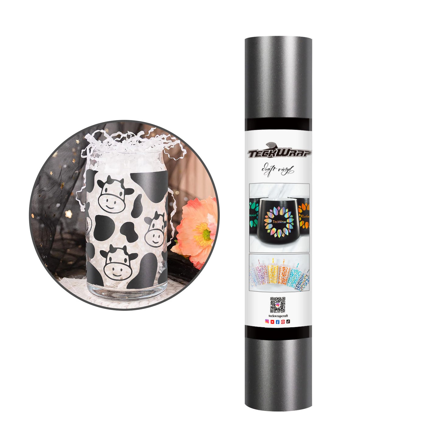 Metallic Satin Chrome Adhesive Vinyl