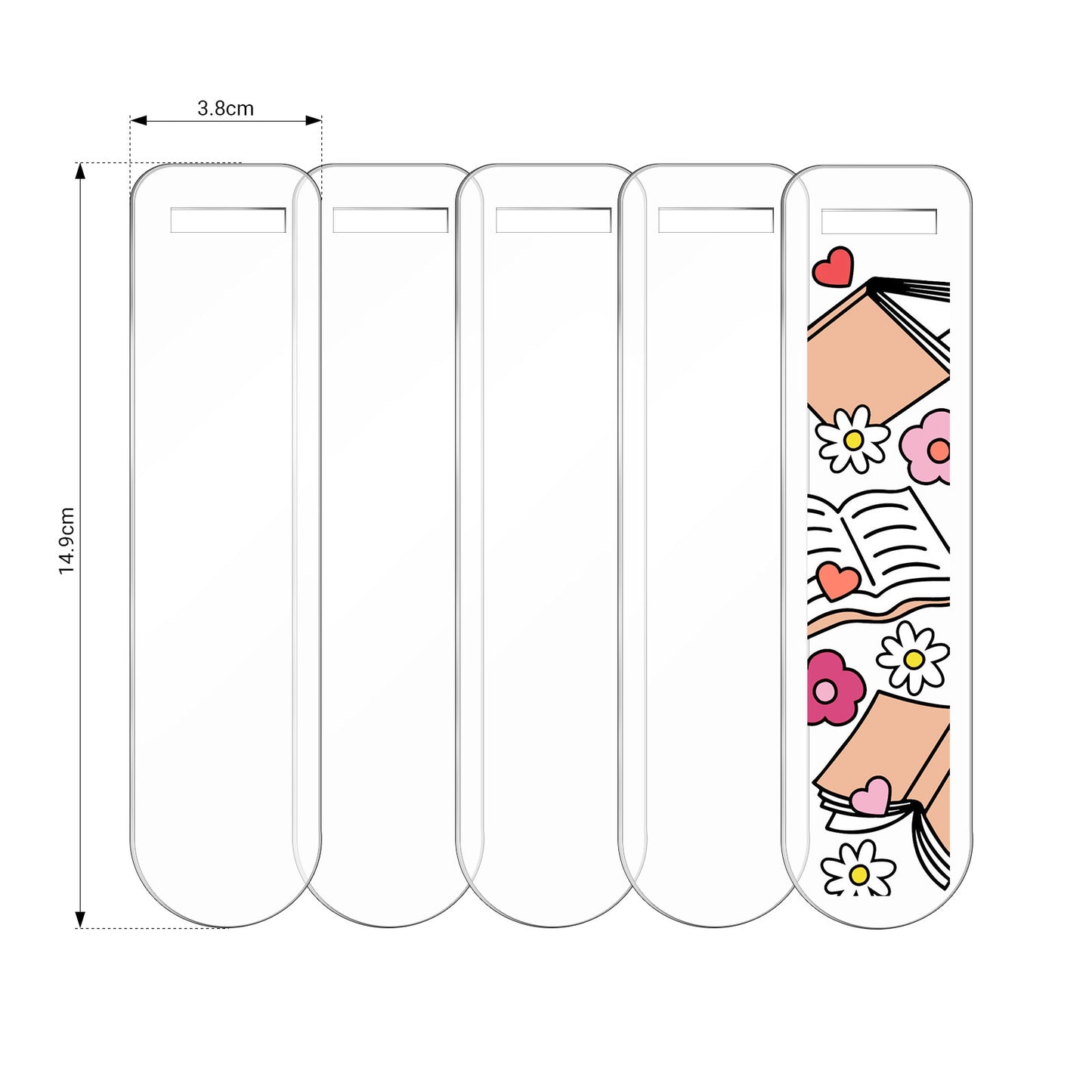 Acrylic Bookmark Blanks
