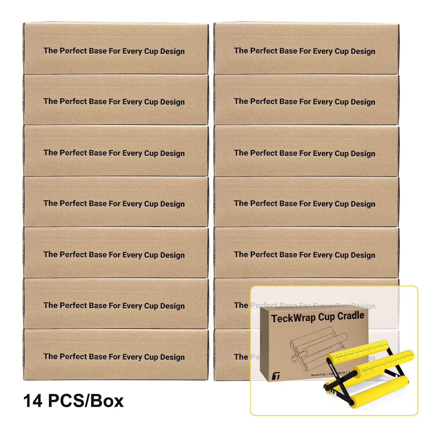 TeckWrap Cup Cradle 14PCS/ Box