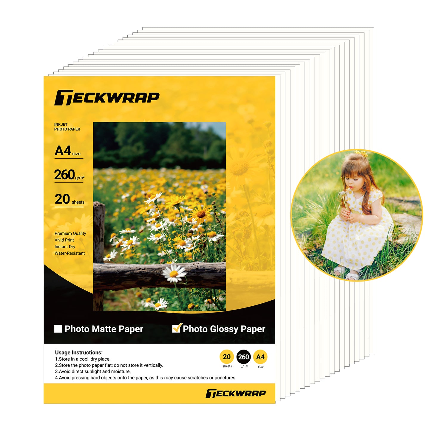 Printable Photo Paper 60 Packs/Box