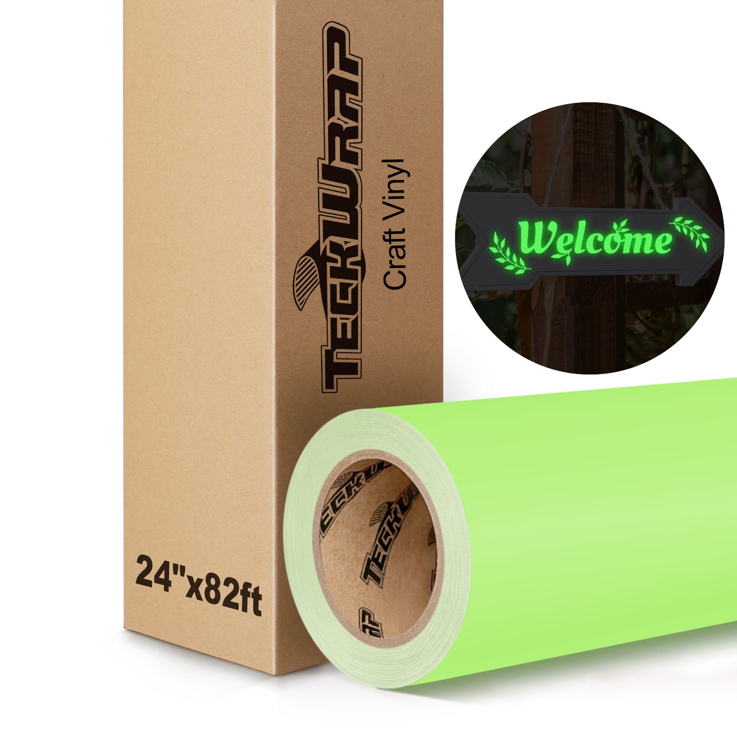 Glow In The Dark Sign Vinyl ( 24"X82ft)