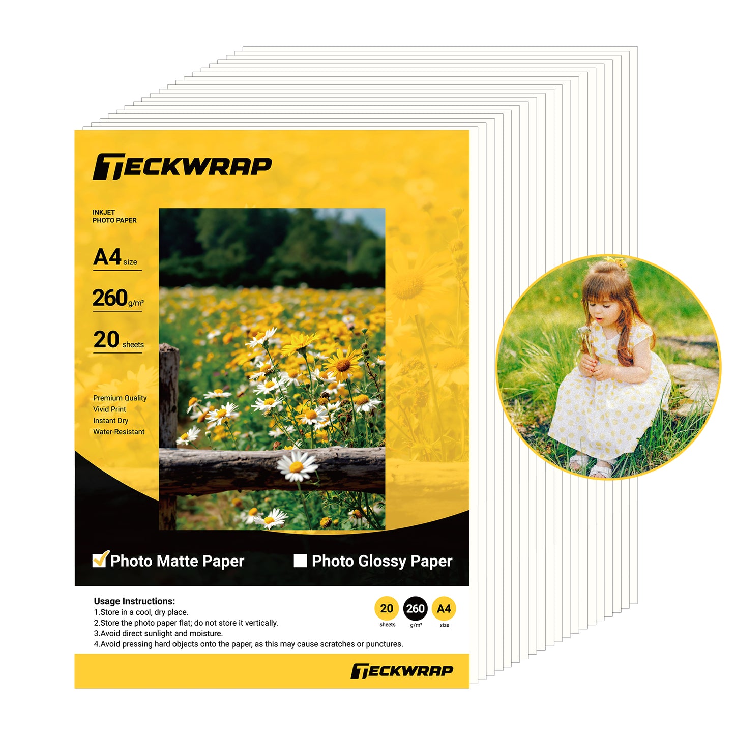 Printable Photo Paper 60 Packs/Box