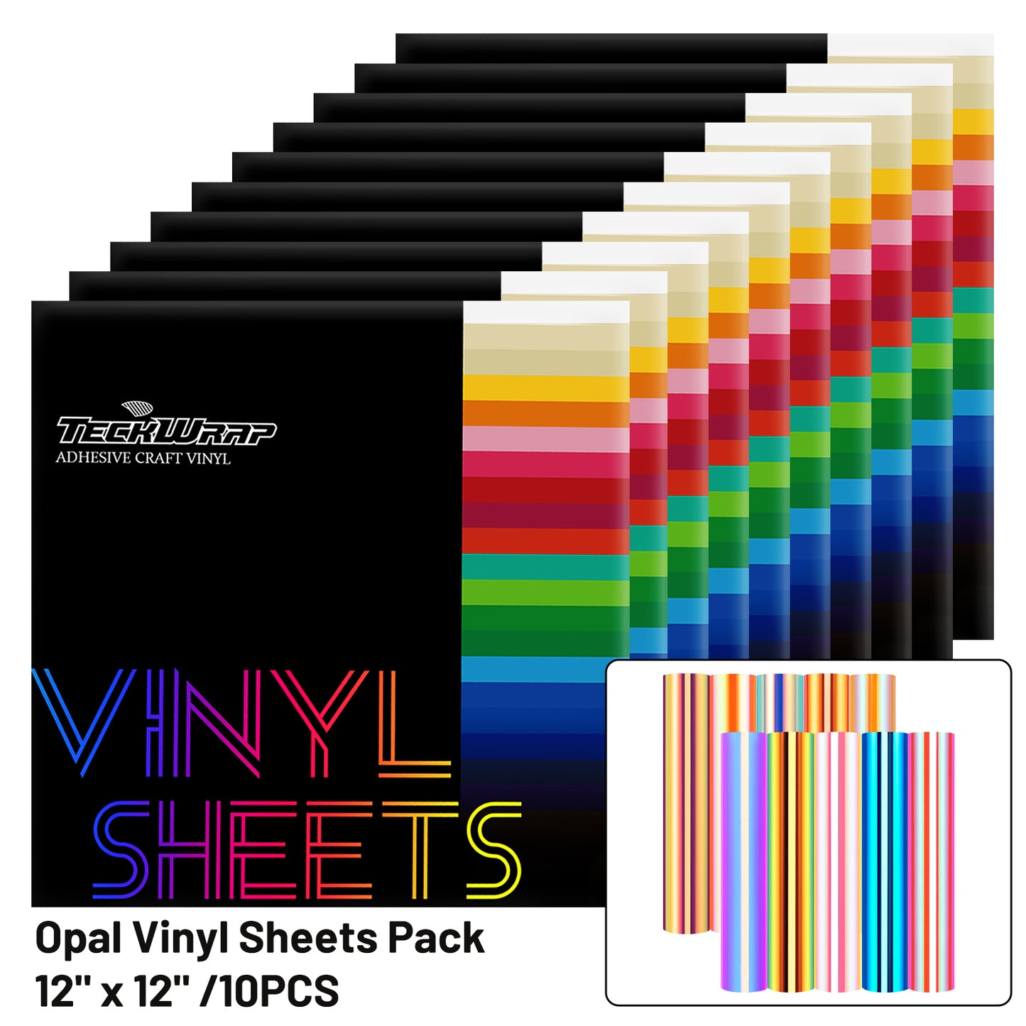 Paquete de Hojas de Vinilo Ópalo (13 PIEZAS)