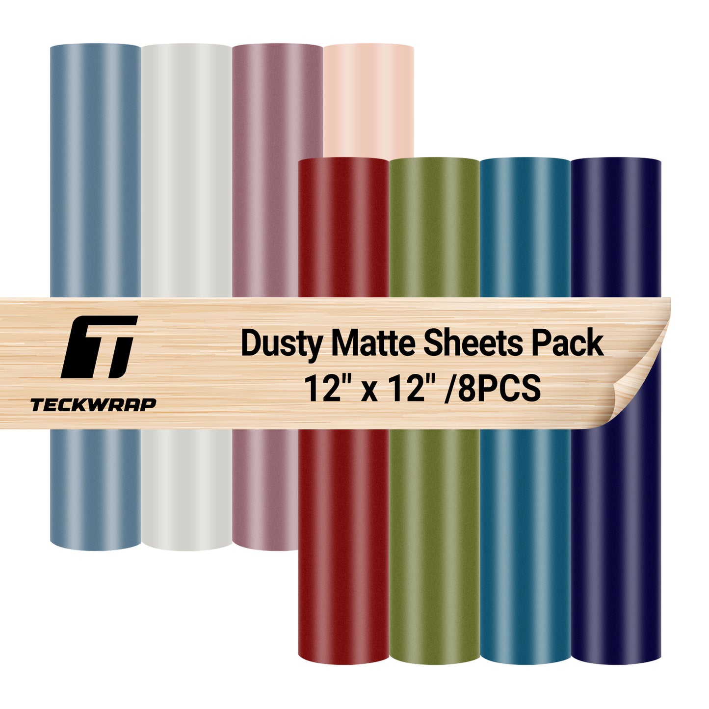 Vintage Matte Sheets Pack (8 PCS)