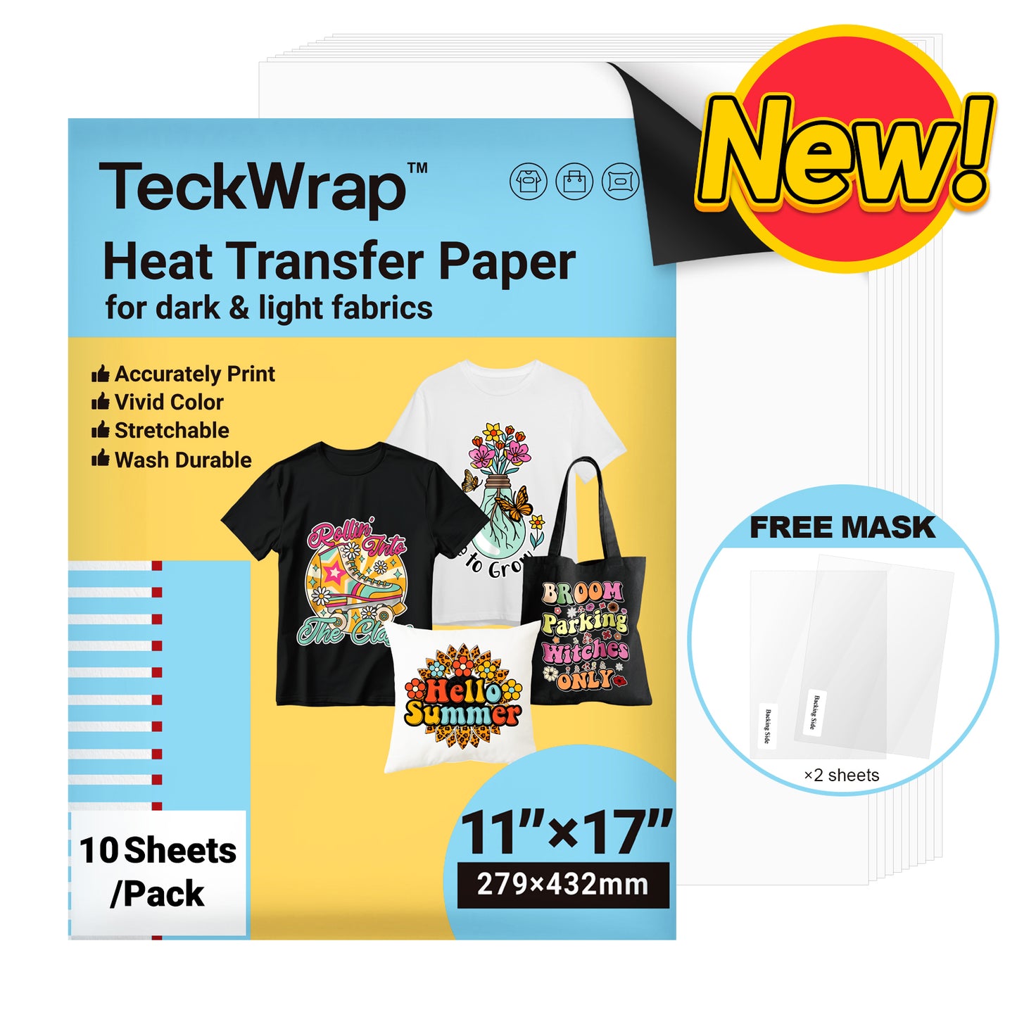 11“x17" Printable Heat Transfer Paper