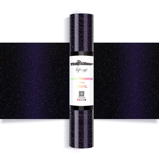 Chameleon Shimmer Heat Transfer Vinyl 5ft Roll - US to US / Navy Blue - TeckwrapCraft