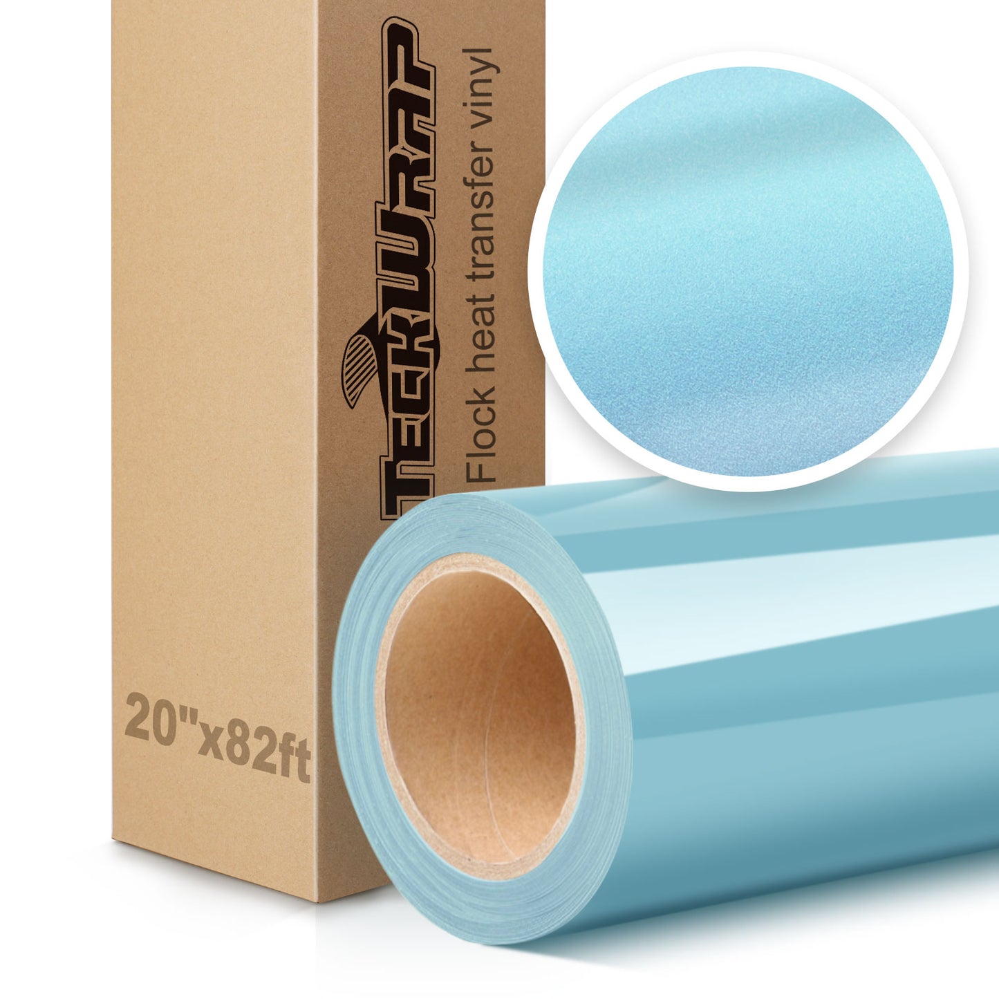 Flock Heat Transfer Vinyl (20"x82ft)