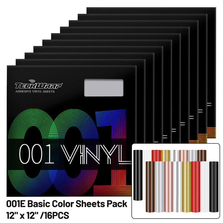 001 Economical Basic Color Sheets Pack (16 PCS) – Global-Teckwrapcraft