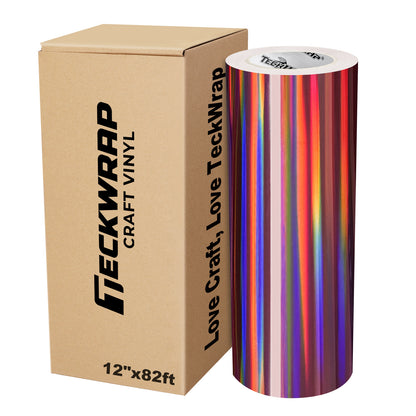 Bubble Free Holographic Rainbow Adhesive Vinyl