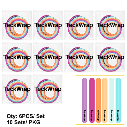 TeckWrap Silicone Slap Bracelets