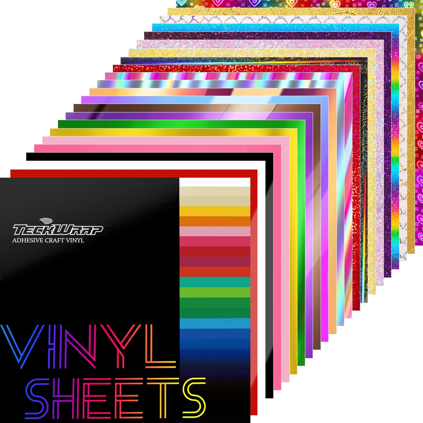 Beginner Craft Vinyl Sheets Pack( 22 PCS)