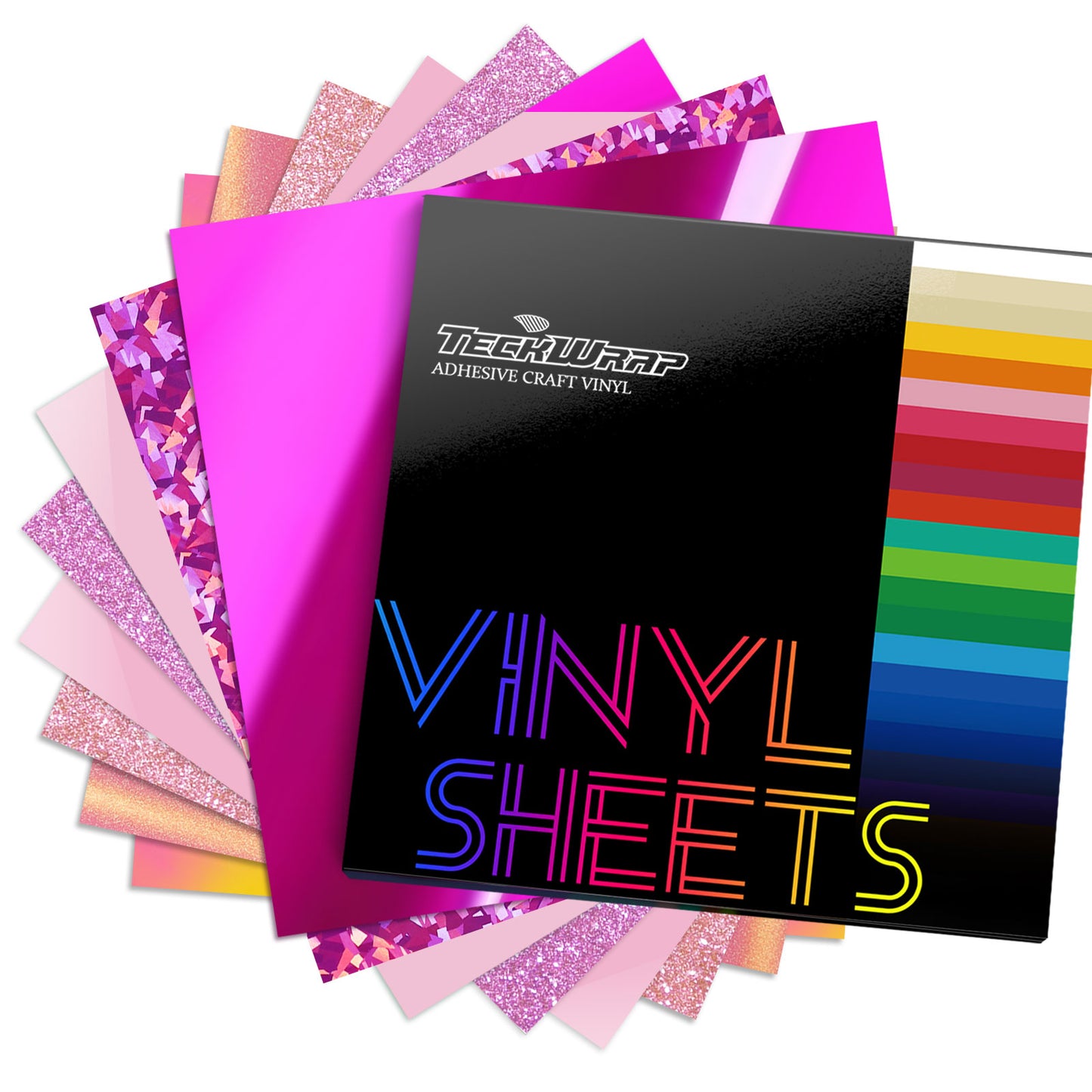 Assorted Color Tone Vinyl Sheets Packs ( 8 PCS)