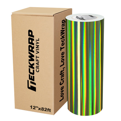 Bubble Free Holographic Rainbow Adhesive Vinyl
