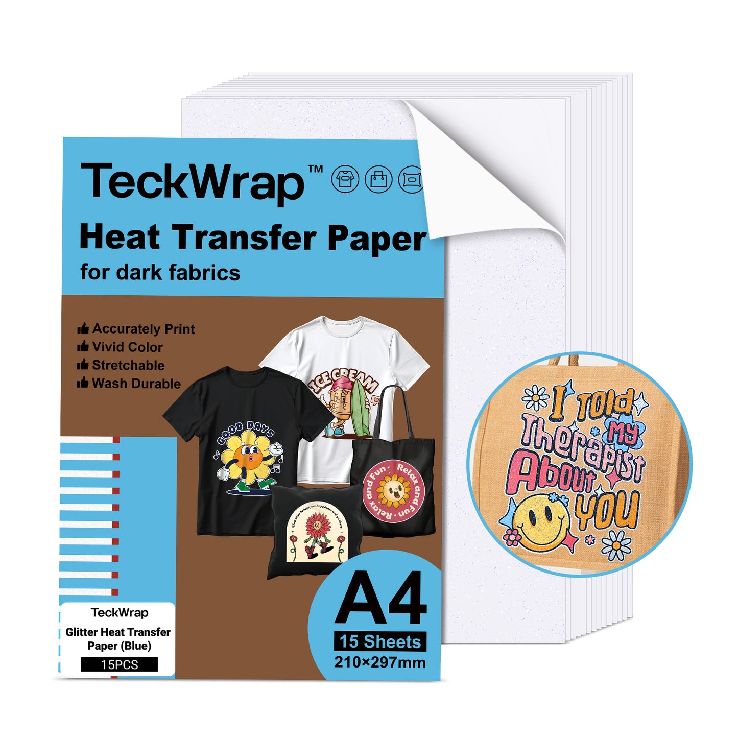 Inkjet Heat Transfer Paper (15 PCS/ Set)