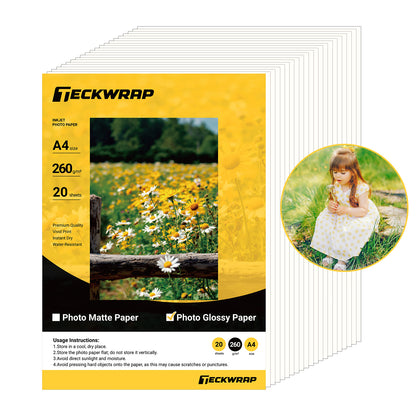 Inkjet Printable Photo Paper 60 Packs/Box