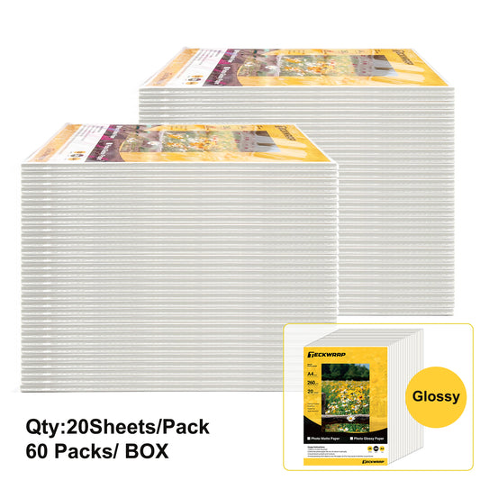 Inkjet Printable Photo Paper 60 Packs/Box