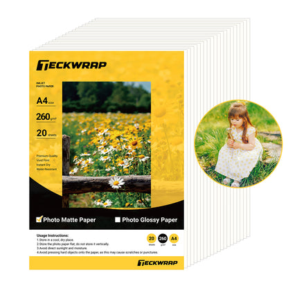 Inkjet Printable Photo Paper 60 Packs/Box