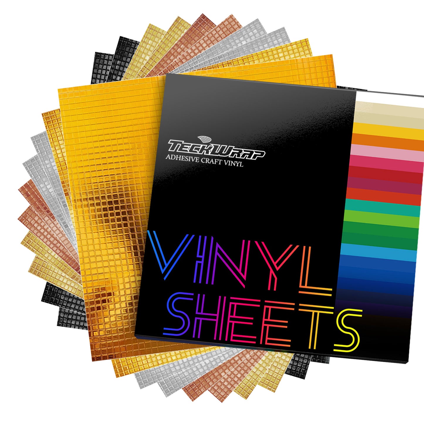 Mosaic Metallic Vinyl Sheets Pack ( 10 PCS )