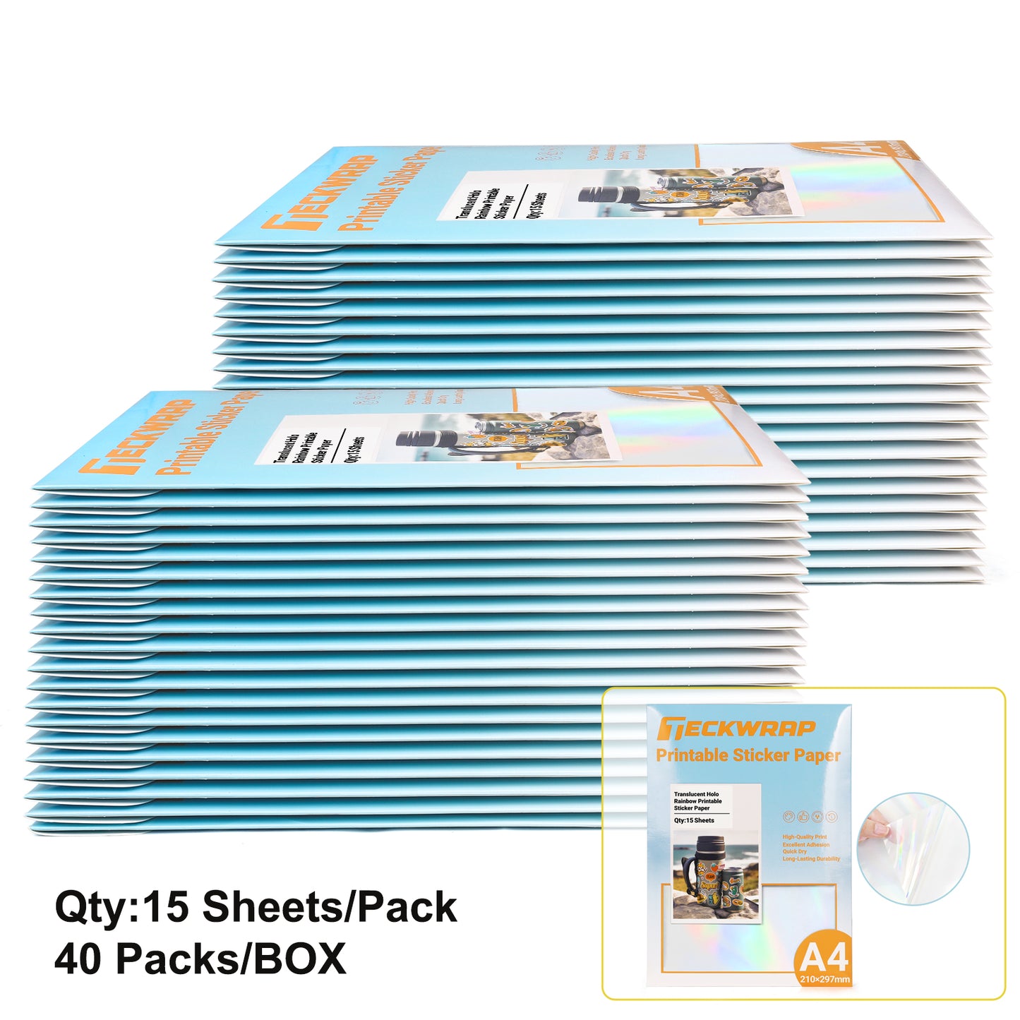 Vinilo adhesivo imprimible por inyección de tinta