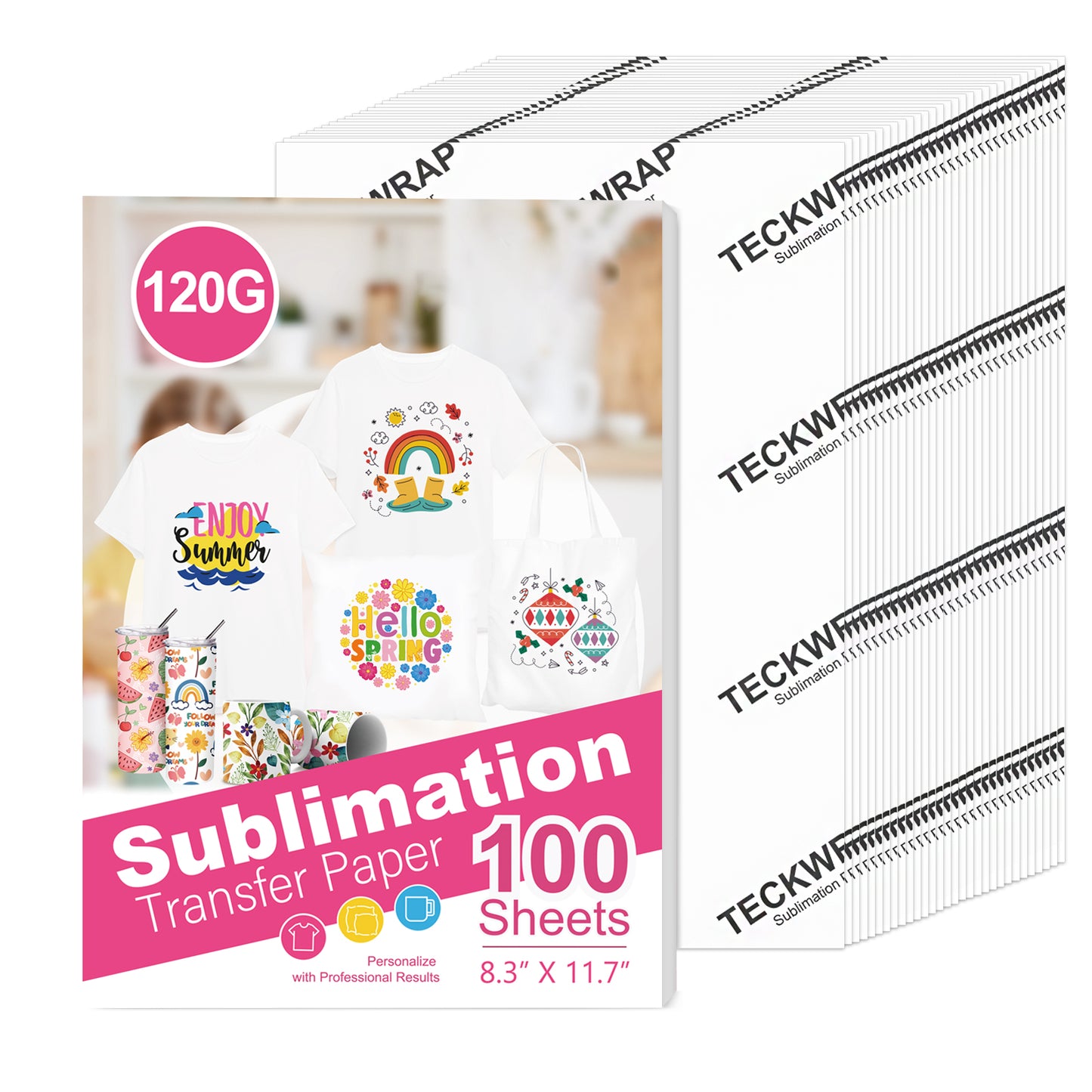 TeckWrap Sublimation Paper 8.3"x 11.7" (100 sheets)