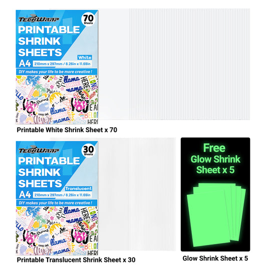 Inkjet Printable Shrink Sheets