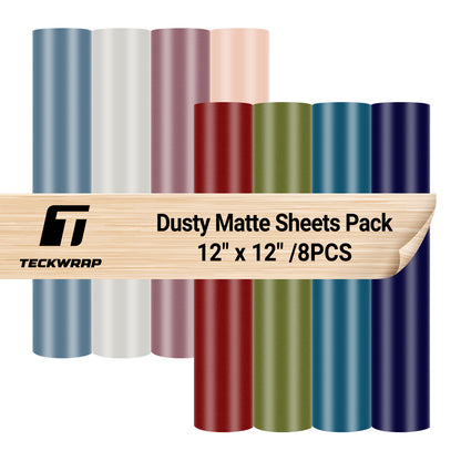 Vintage Matte Sheets Pack (8 PCS)