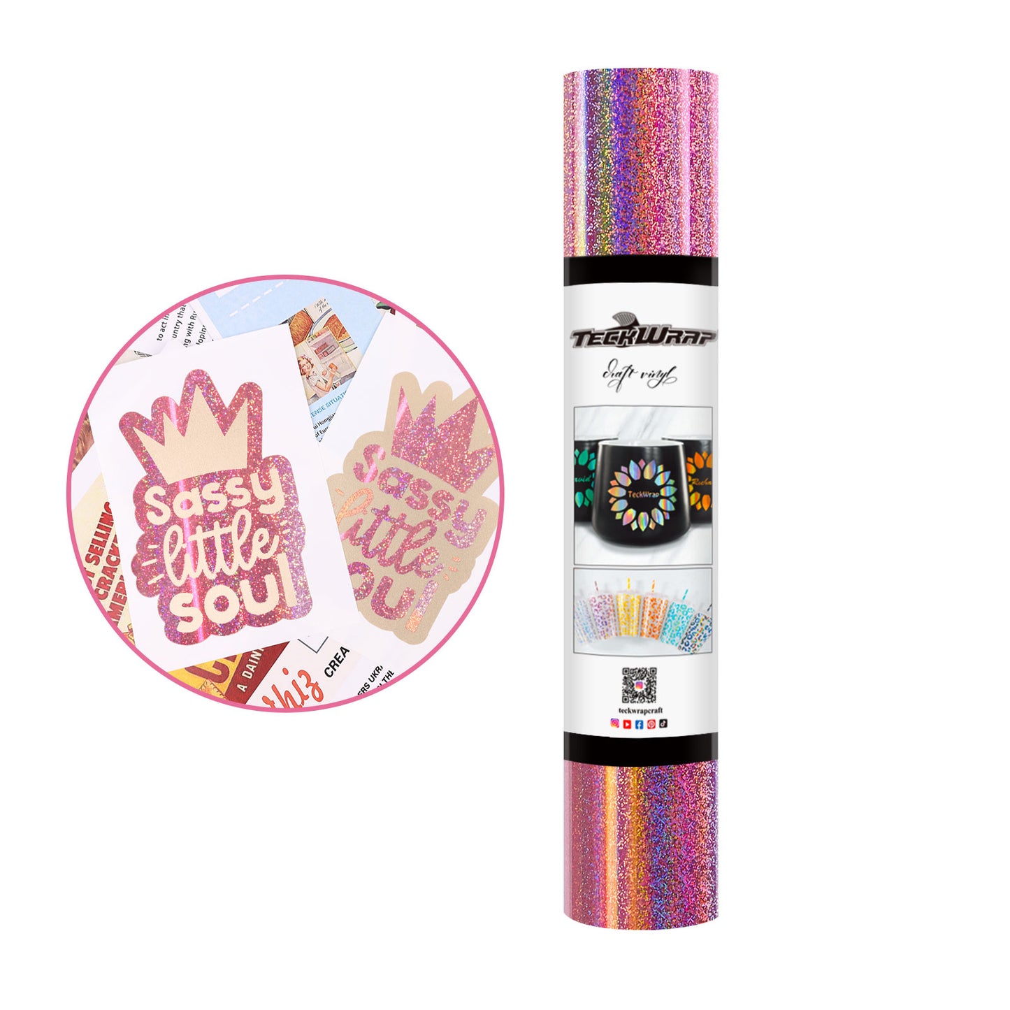 Glitter Mermaid Adhesive Vinyl