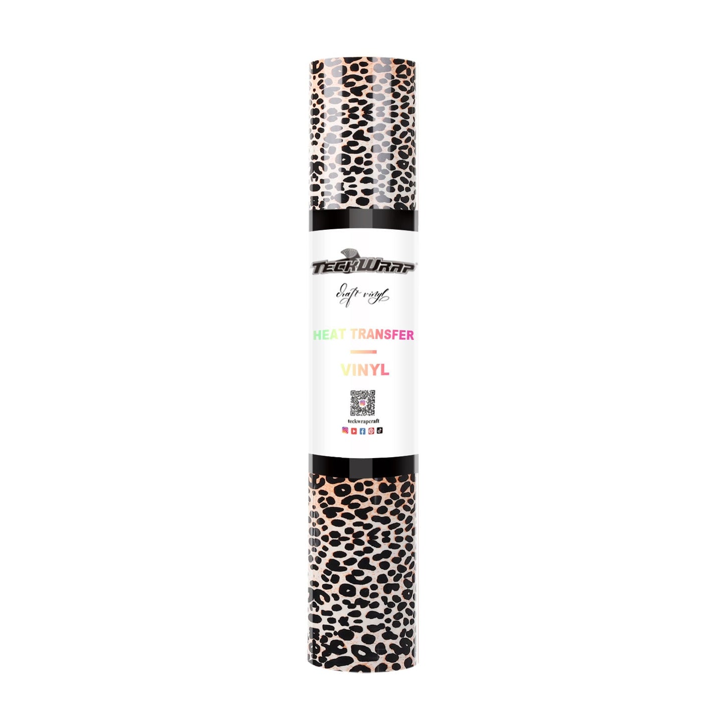 Animal Print Heat Transfer Vinyl 5ft Roll - US to US / Cheetah - TeckwrapCraft