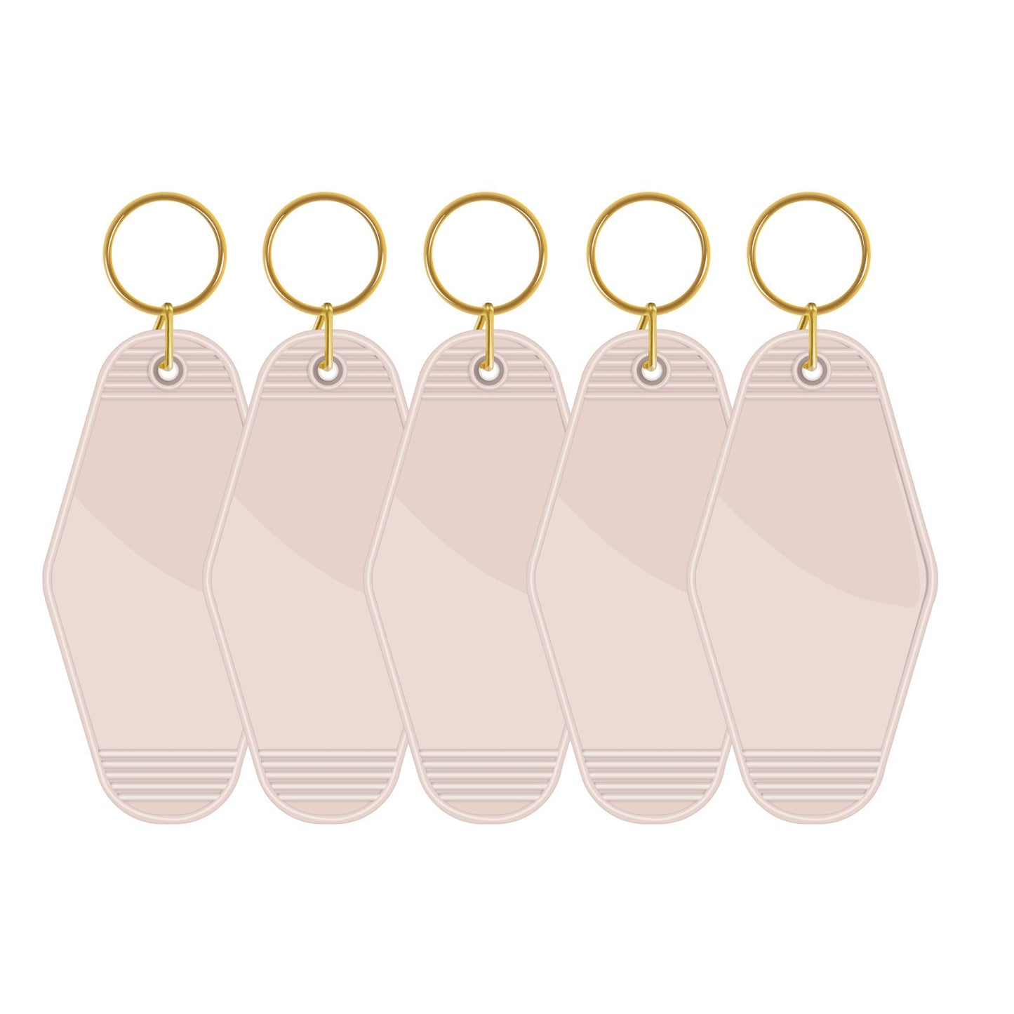 Motel Keychains Blanks - US to US / Nude - TeckwrapCraft