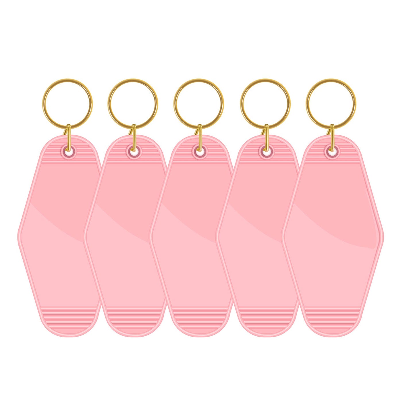 Motel Keychains Blanks - US to US / Pink - TeckwrapCraft