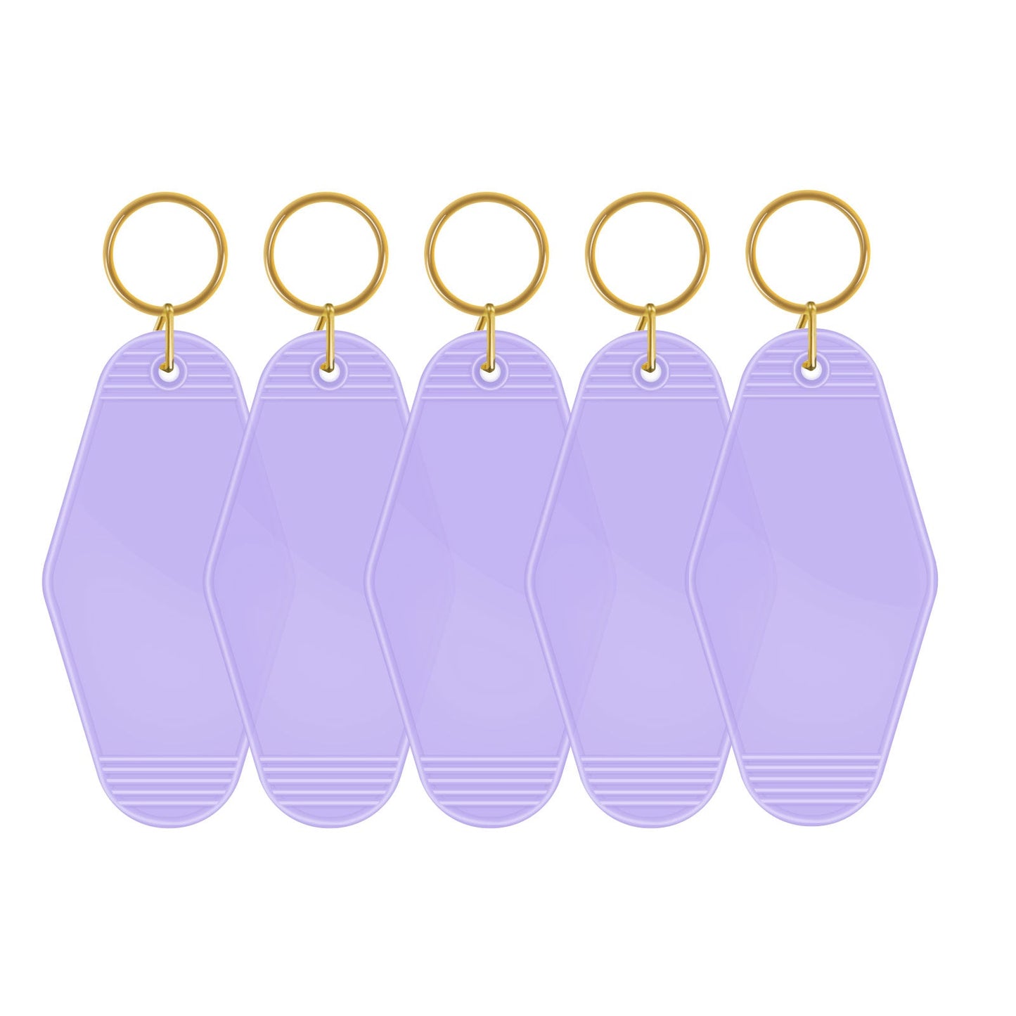 Motel Keychains Blanks - US to US / Lavender - TeckwrapCraft